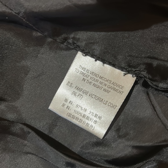 Vero Moda Black Jacket. XXS NWT - Picture 9 of 14